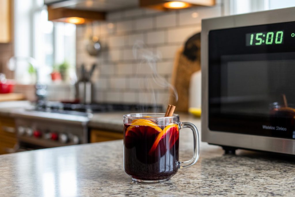 Vin chaud rapide préparé en 15 minutes